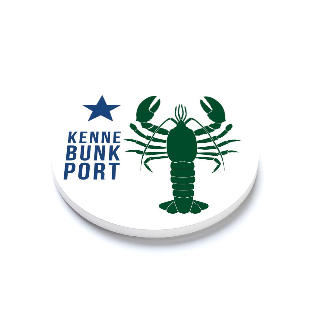 Kennebunkport Maine Lobster Green | Absorbent Coasters | Eaches | Min 6