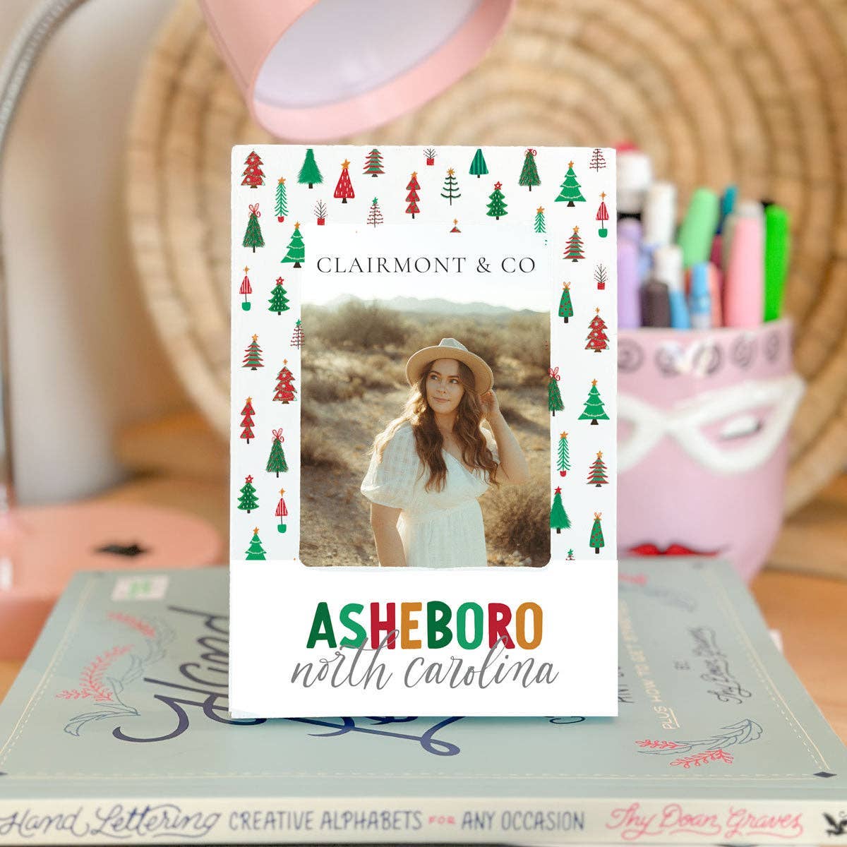 Whimsy Christmas, Custom Frame, Christmas Decor, Small Gift