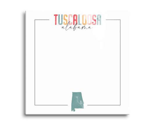 Watercolor City Notes Tuscaloosa AL