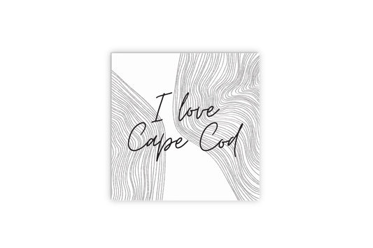 Minimalistic B&W Cape Cod I Love Cape Cod | Wood Sign | Eaches | Min 2