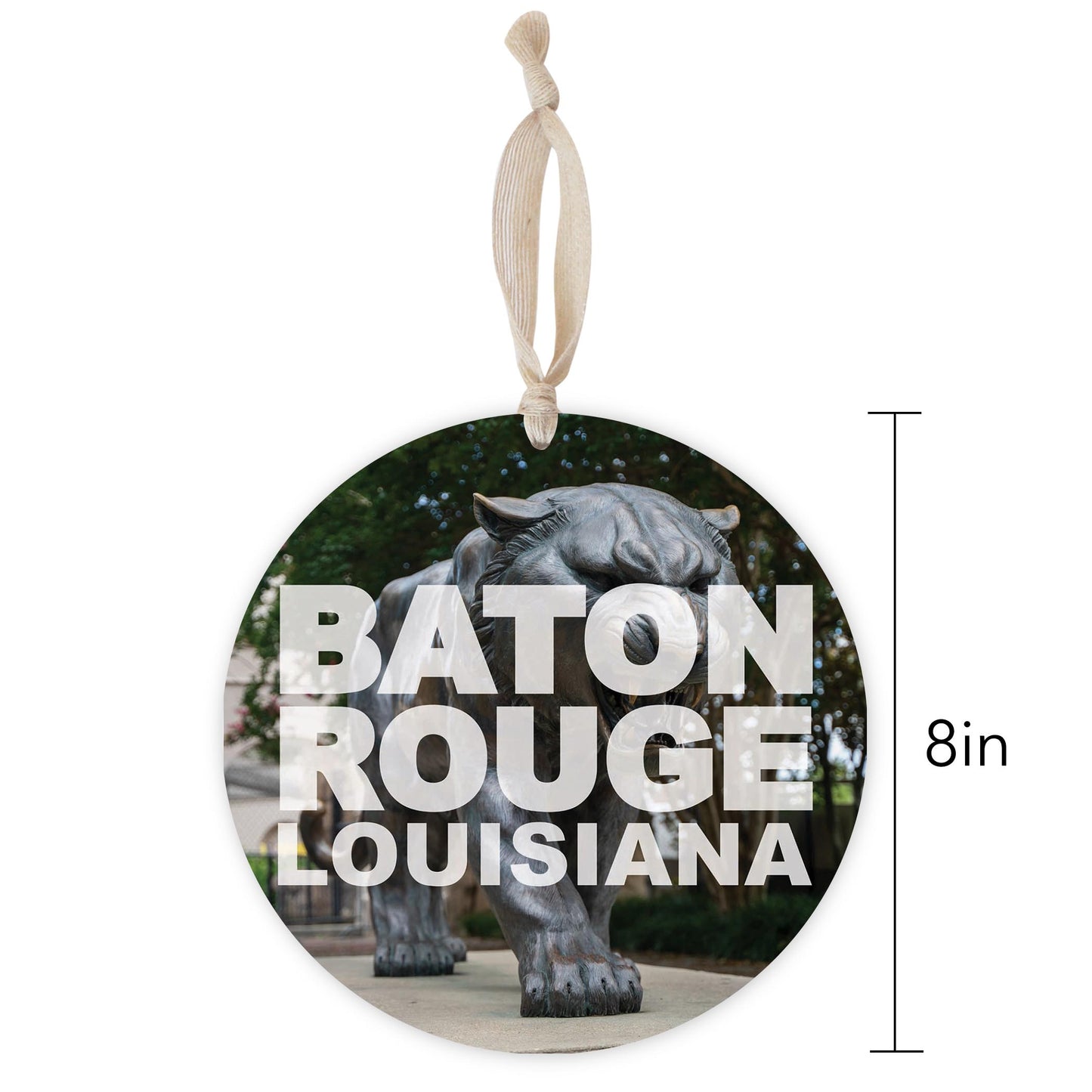 Baton Rouge Louisiana Photo | Wood Ornament | Eaches | Min 1