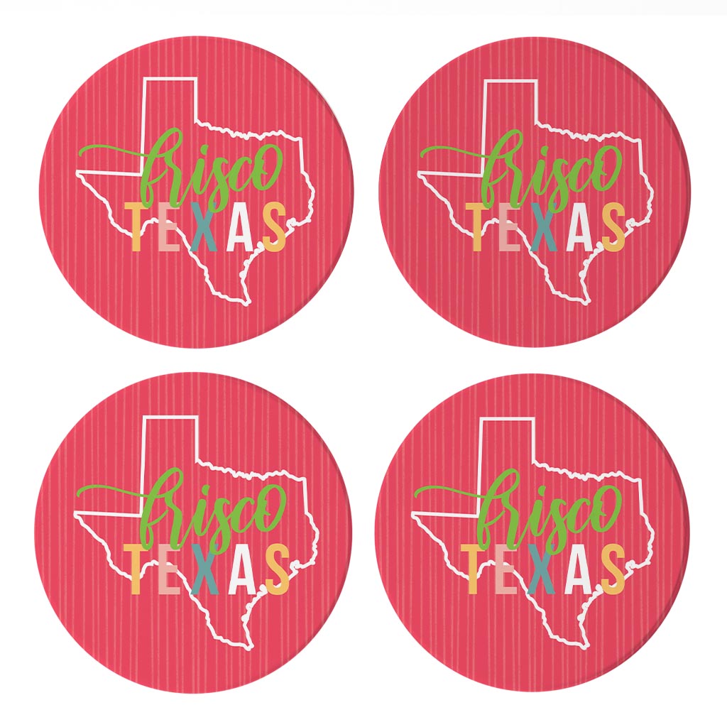 Boho Color State on Pink Texas Frisco