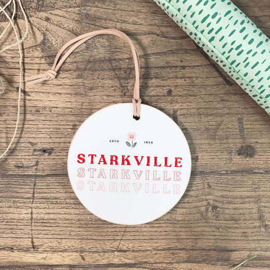 Custom Ornament, Custom Home Town Ornament, Wooden Ornament
