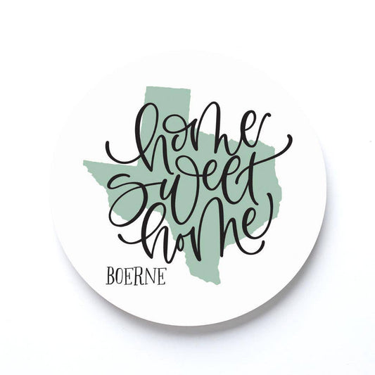 Coaster, Home Decor, Souvenir, Custom Name Drop, City/State