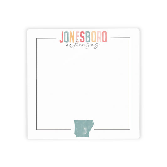 Custom Watercolor City Dry Erase Glass Tile