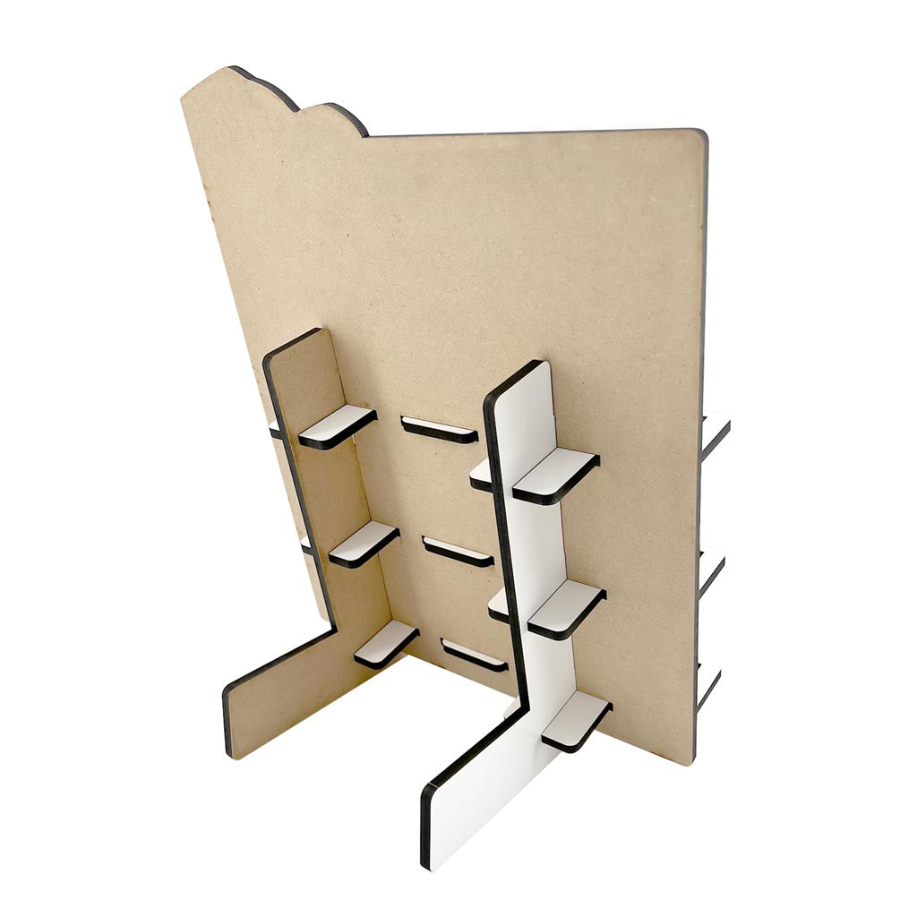 Black and White Mixed Car Coaster Loaded Display | 12x16