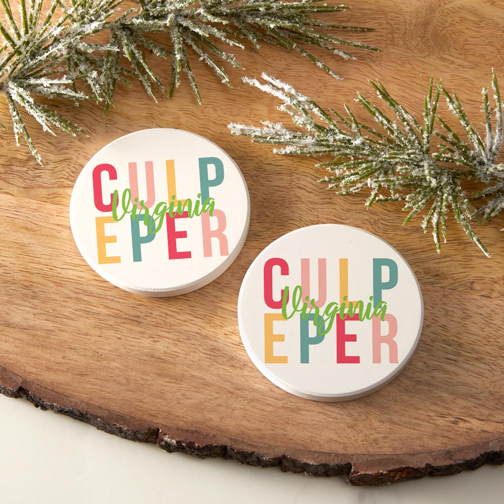 Boho Color City and State Virginia Culpeper | 2.65x2.65