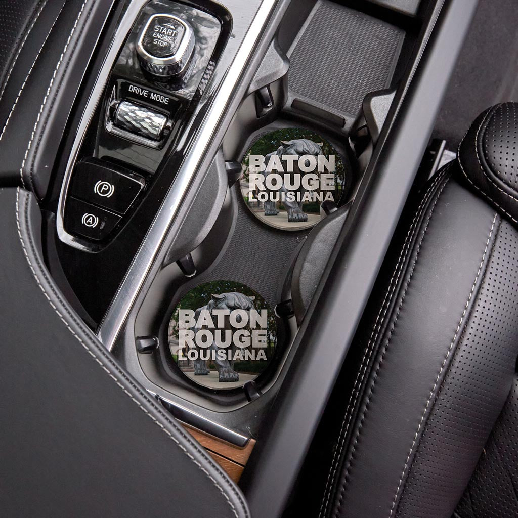 Baton Rouge Louisiana Photo | Absorbent Car Coasters | Set of 2 | Min 4