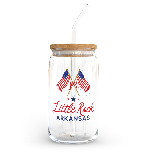 Custom, Name Drop, Cold Brew Glass, Patriotic Gifts, America