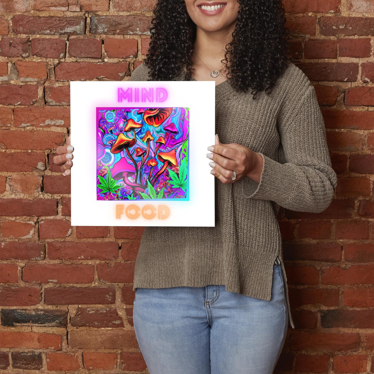 Mind Food - Mushrooms Square | 12x12