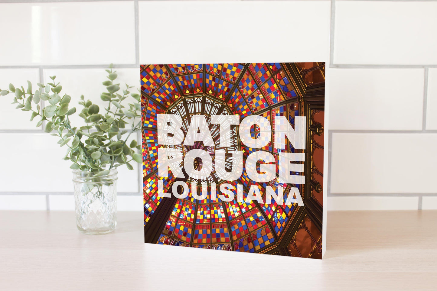 Baton Rouge Louisiana Photo | Wood Block | Eaches | Min 2
