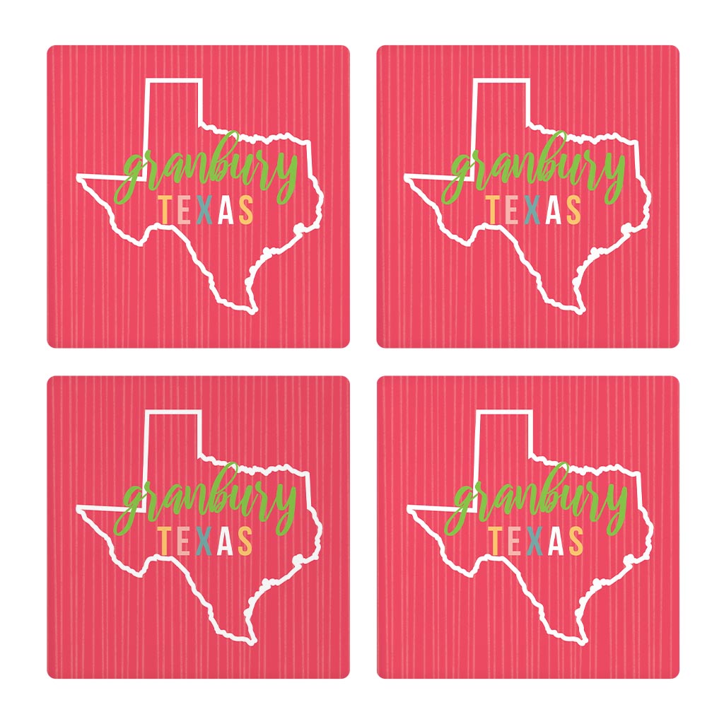 Boho Color State on Pink Granbury Texas