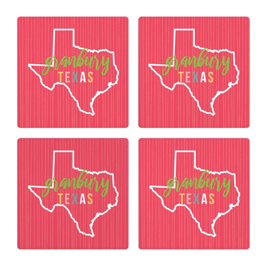 Boho Color State on Pink Granbury Texas