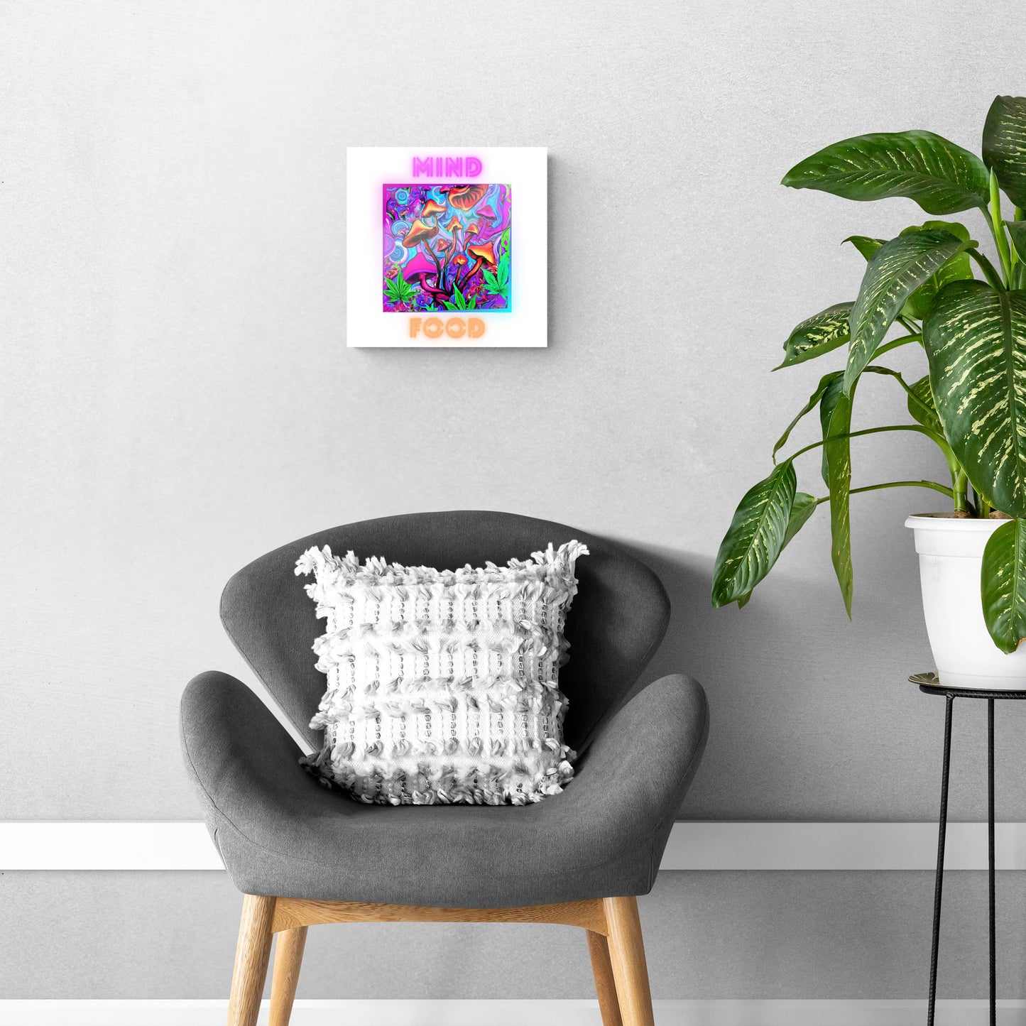 Mind Food - Mushrooms Square | 12x12