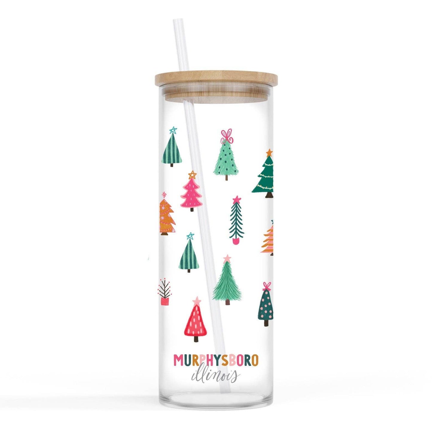 Glass Cup, Christmas Gifts, Festive Gifts, Cold Brew Glass