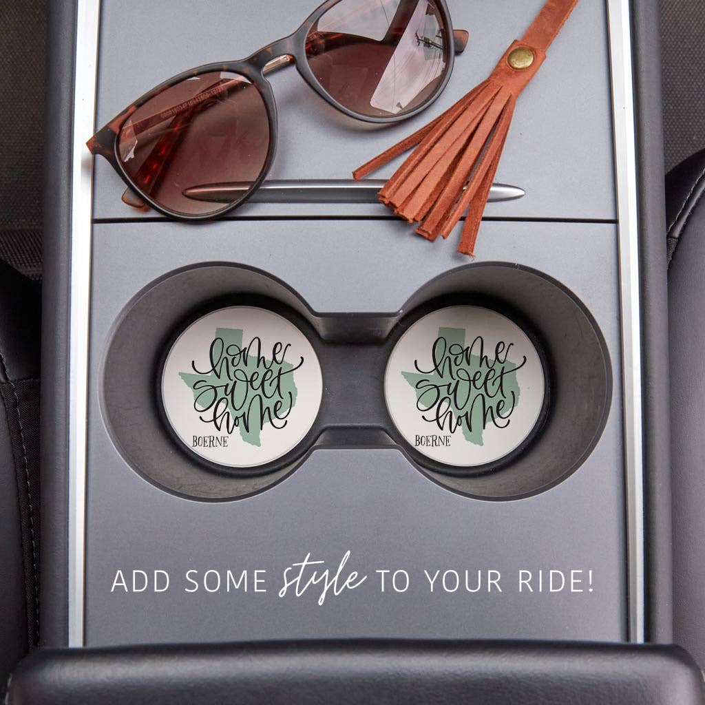 Car Coaster, Stocking Stuffer, Car Accessories, Custom Gift