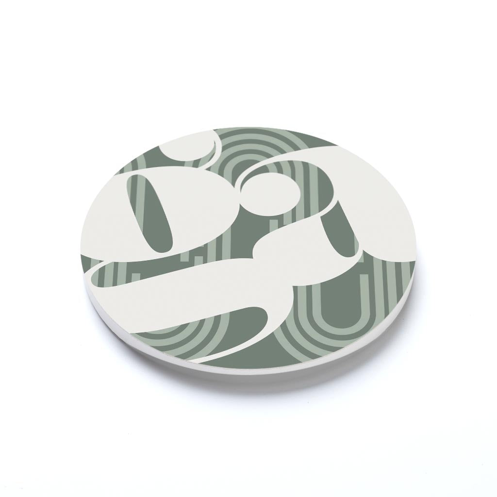 Vintage Groove Green Wave Lines Georgia GA | 2.65x2.65