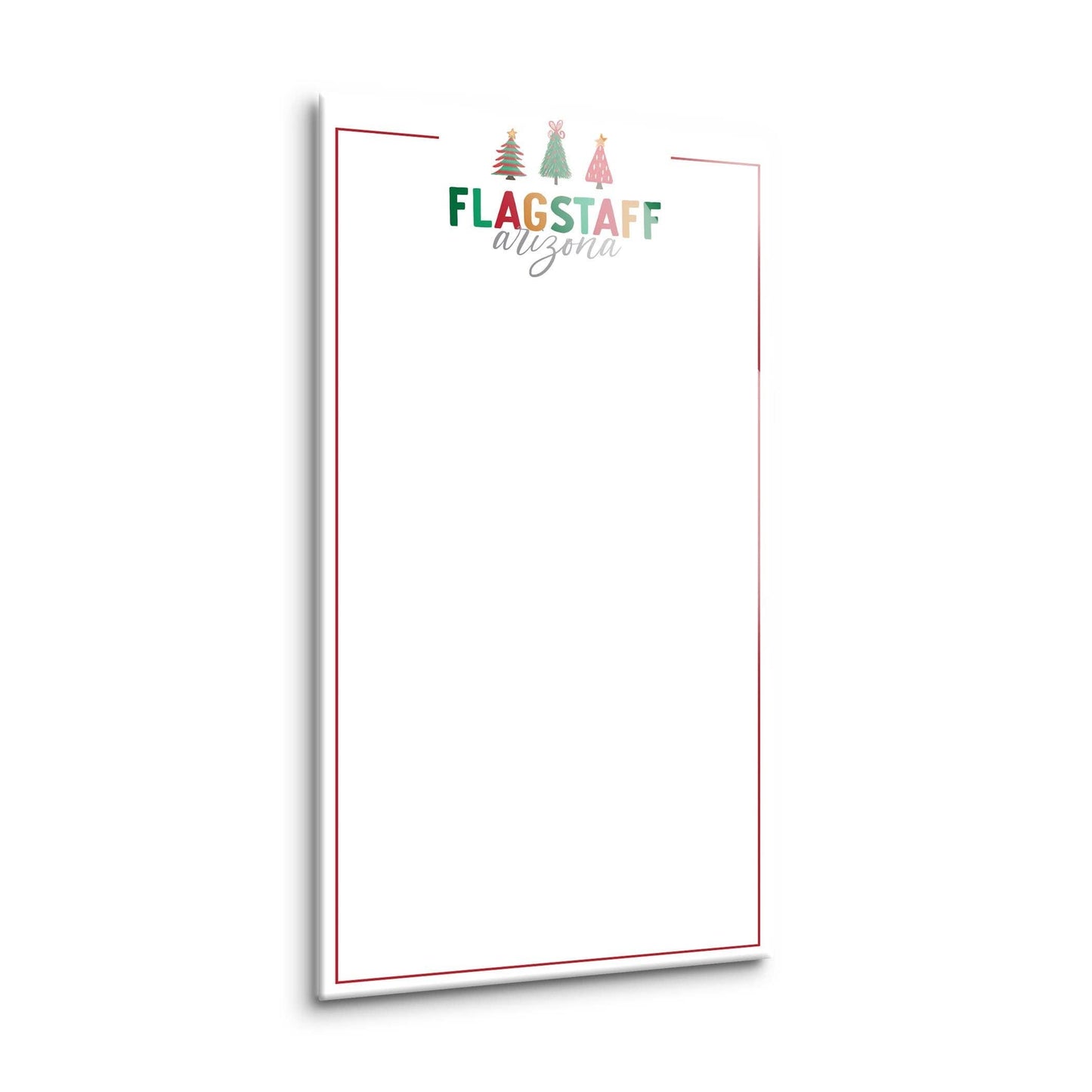 Glass Dry Erase Sign, Christmas Decor, Notes, Customizable