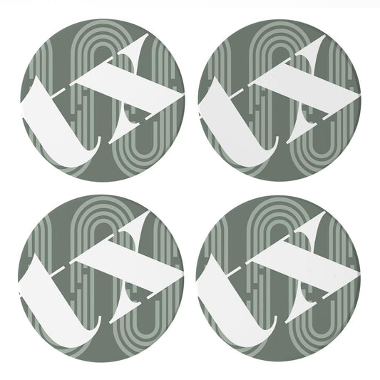 Vintage Groove Green Wave Lines Texas TX