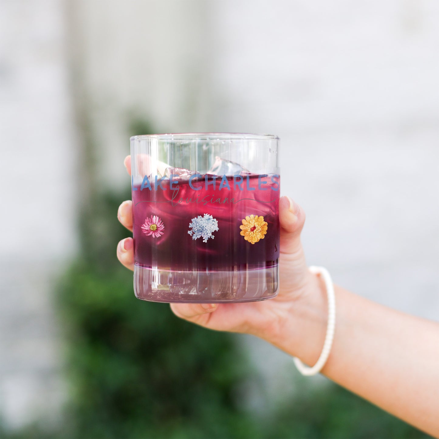 11oz Bourbon Glass-Love+Local Fantasy Garden