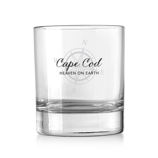 11oz Bourbon Glass-Cape Cod Heaven On Earth