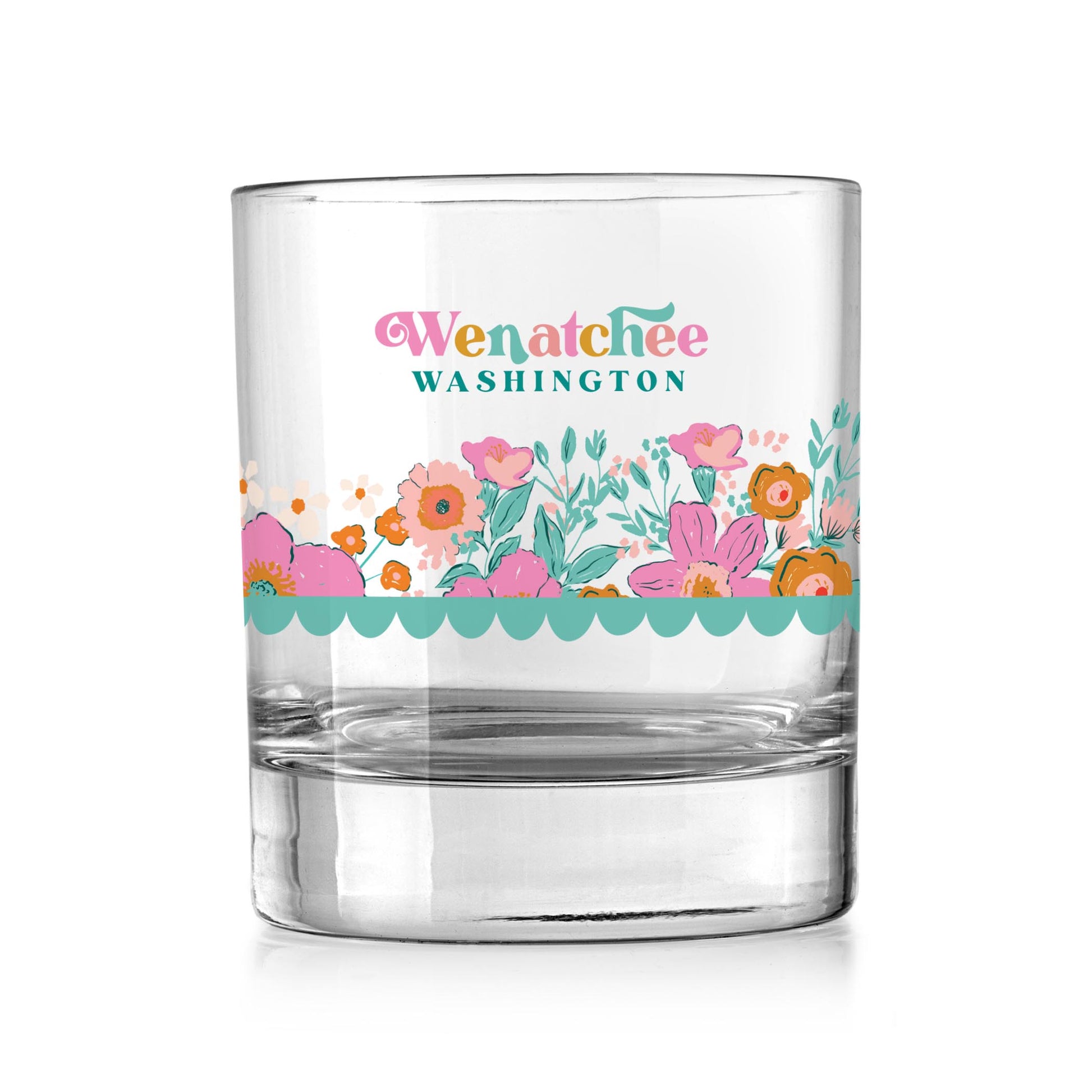 11oz Bourbon Glass-Kalia Floral Wenatchee Washington -0