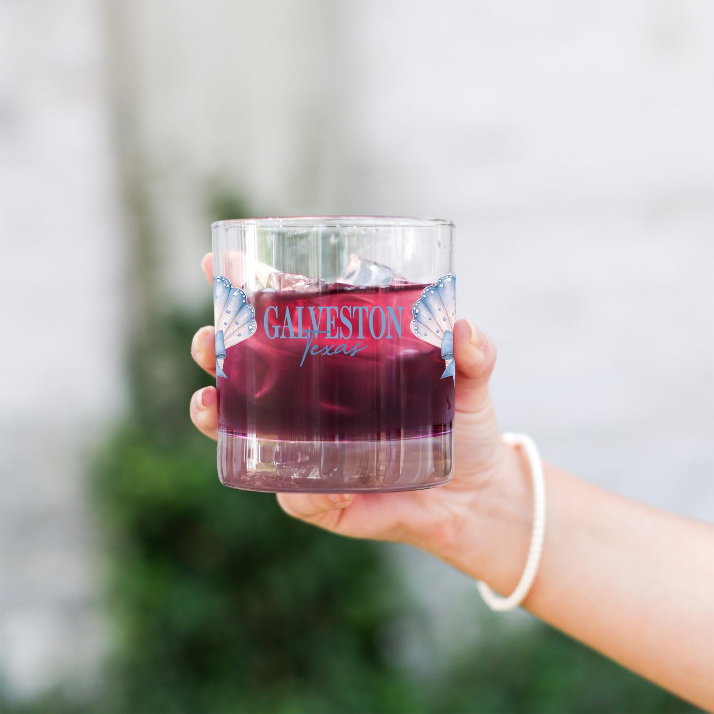 11oz Bourbon Glass-Love+Local Coastal Cowgirl -2