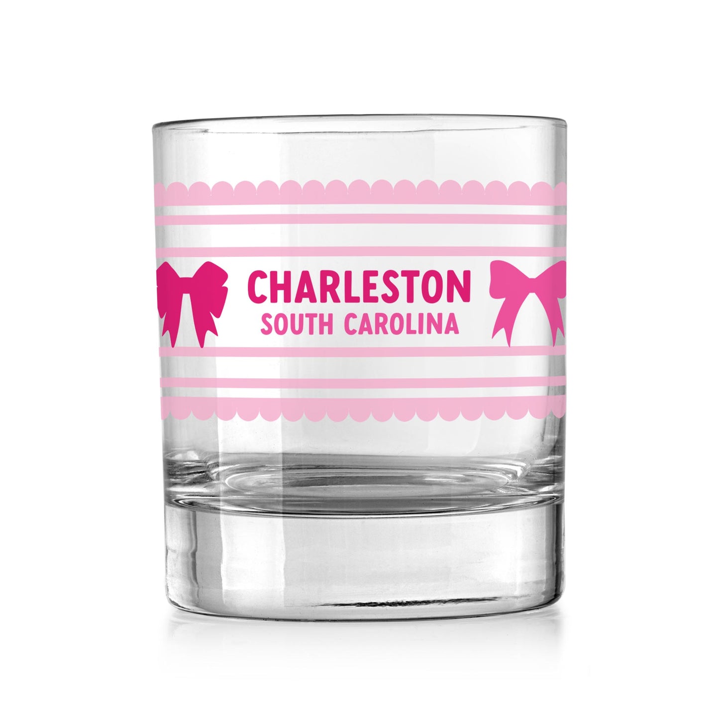11oz Bourbon Glass-Love+Local Bonita Bows -0