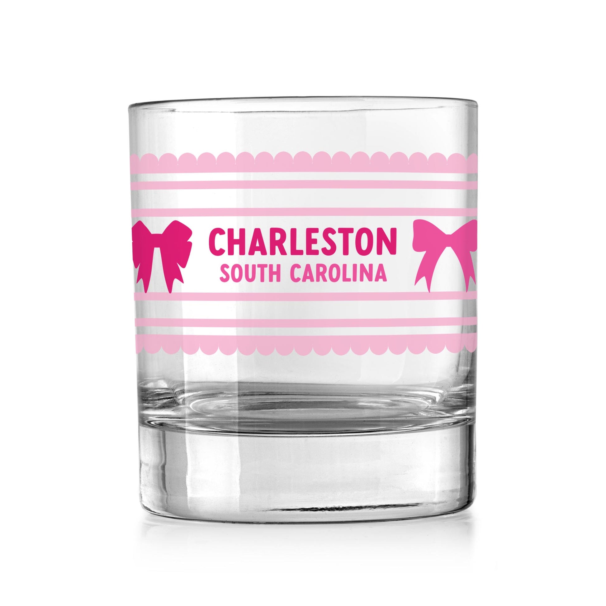 11oz Bourbon Glass-Love+Local Bonita Bows -0