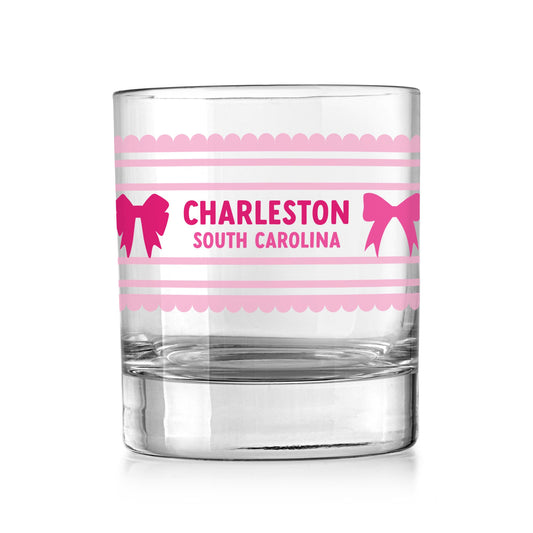 11oz Bourbon Glass-Love+Local Bonita Bows -0