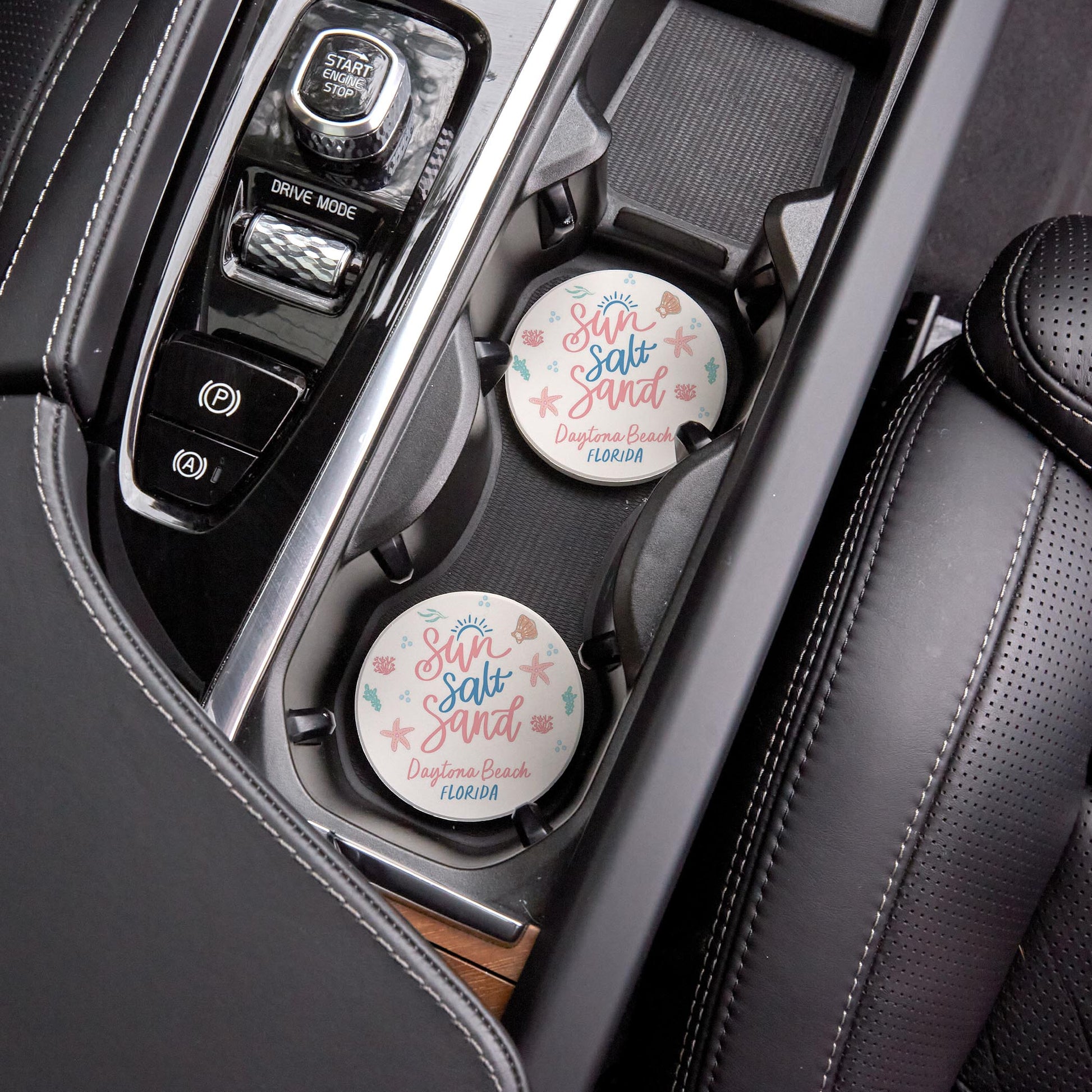 Car Coaster 2-Pack Love Local-City & State Coastal Sea Turtles -4