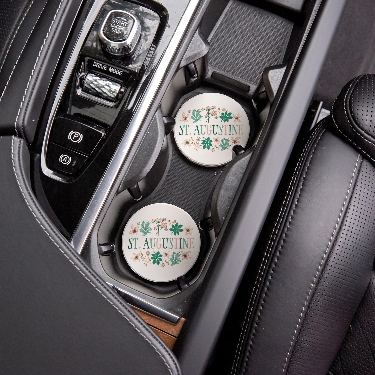 Car Coaster 2-Pack Love Local-Love+Local Lush Tropics -4