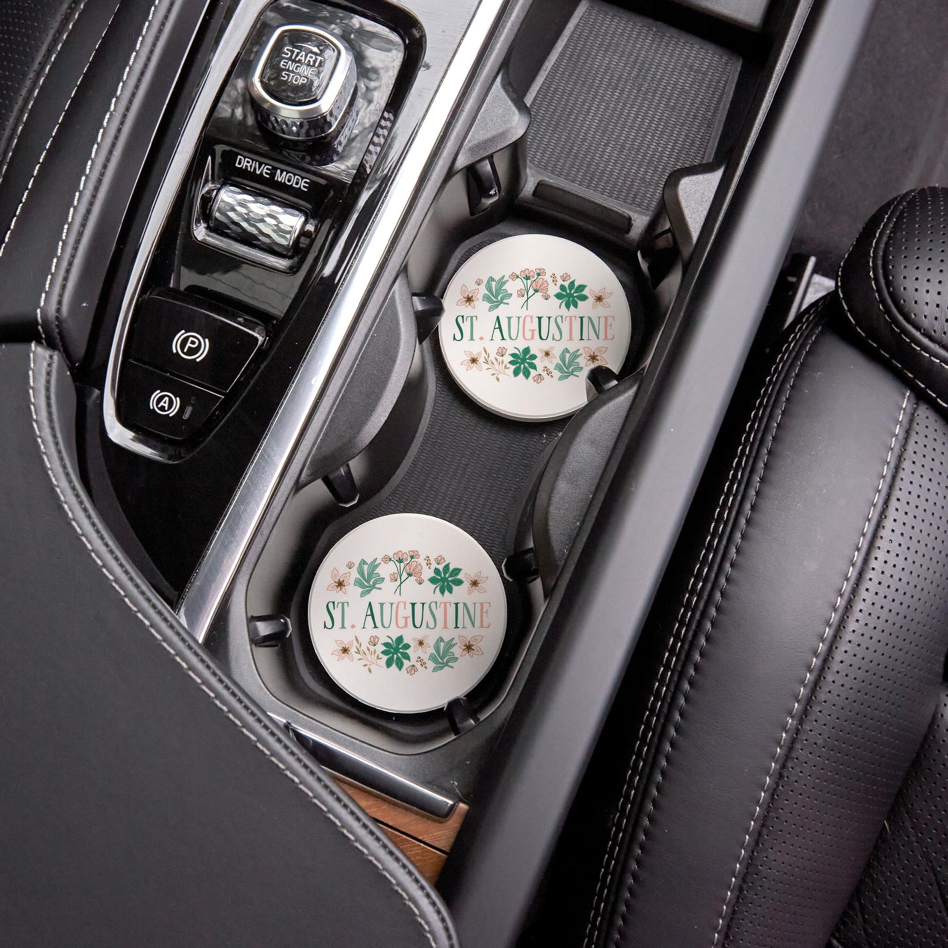 Car Coaster 2-Pack Love Local-Love+Local Lush Tropics -4