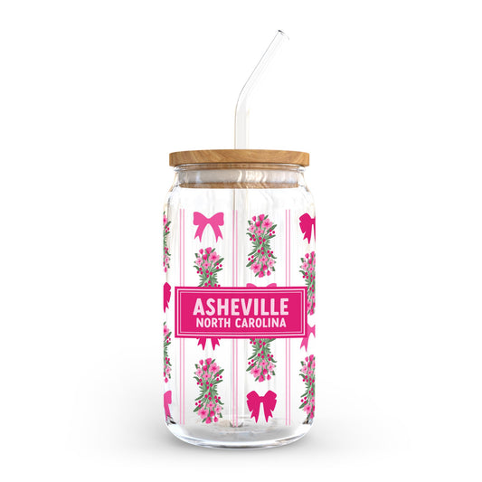 16oz Cold Brew Glass-Love+Local Bonita Bows -0