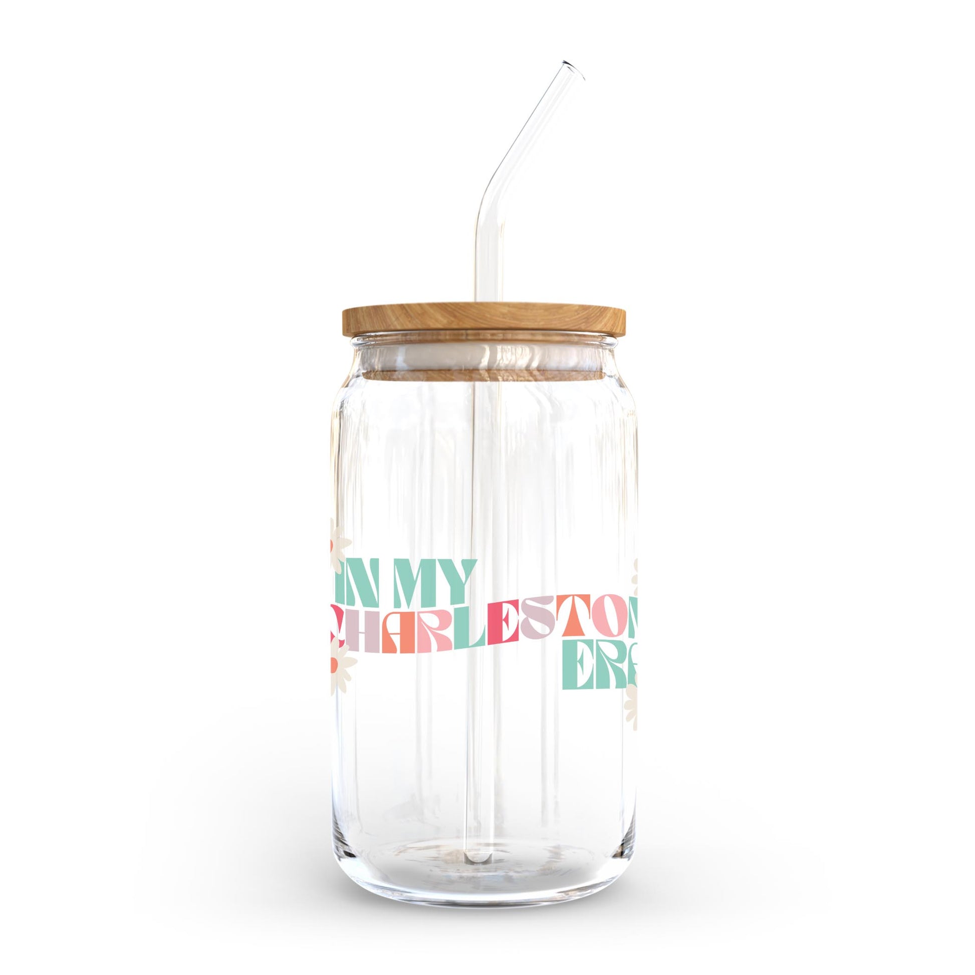 16oz Cold Brew Glass-City Era Charleston South Carolina -0