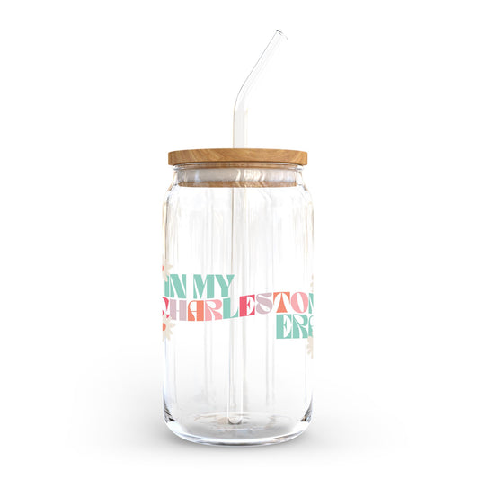 16oz Cold Brew Glass-City Era Charleston South Carolina -0