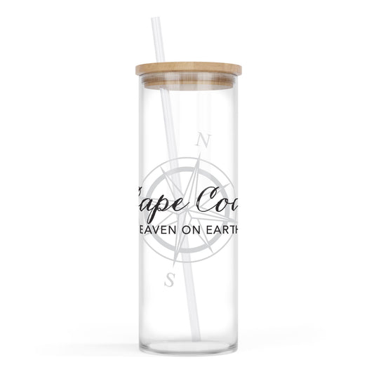 24oz Cold Brew Glass-Cape Cod Heaven On Earth