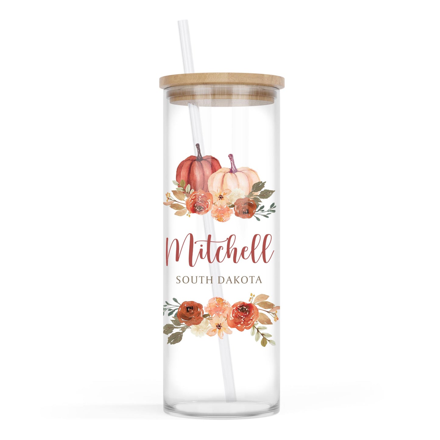 24oz Cold Brew Glass-Fall & Harvest Mitchell South Dakota