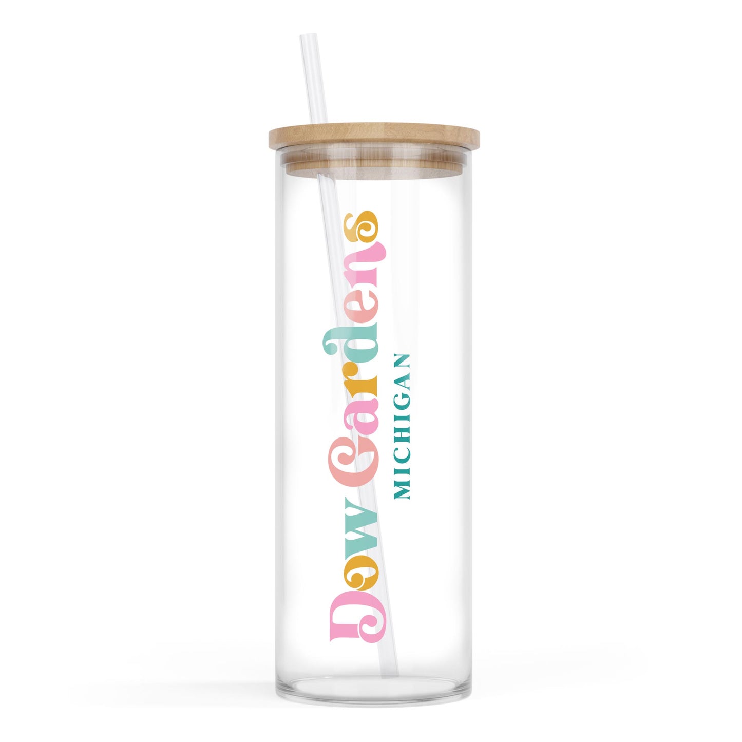 24oz Cold Brew Glass-Kalia Dow Gardens Michigan -0