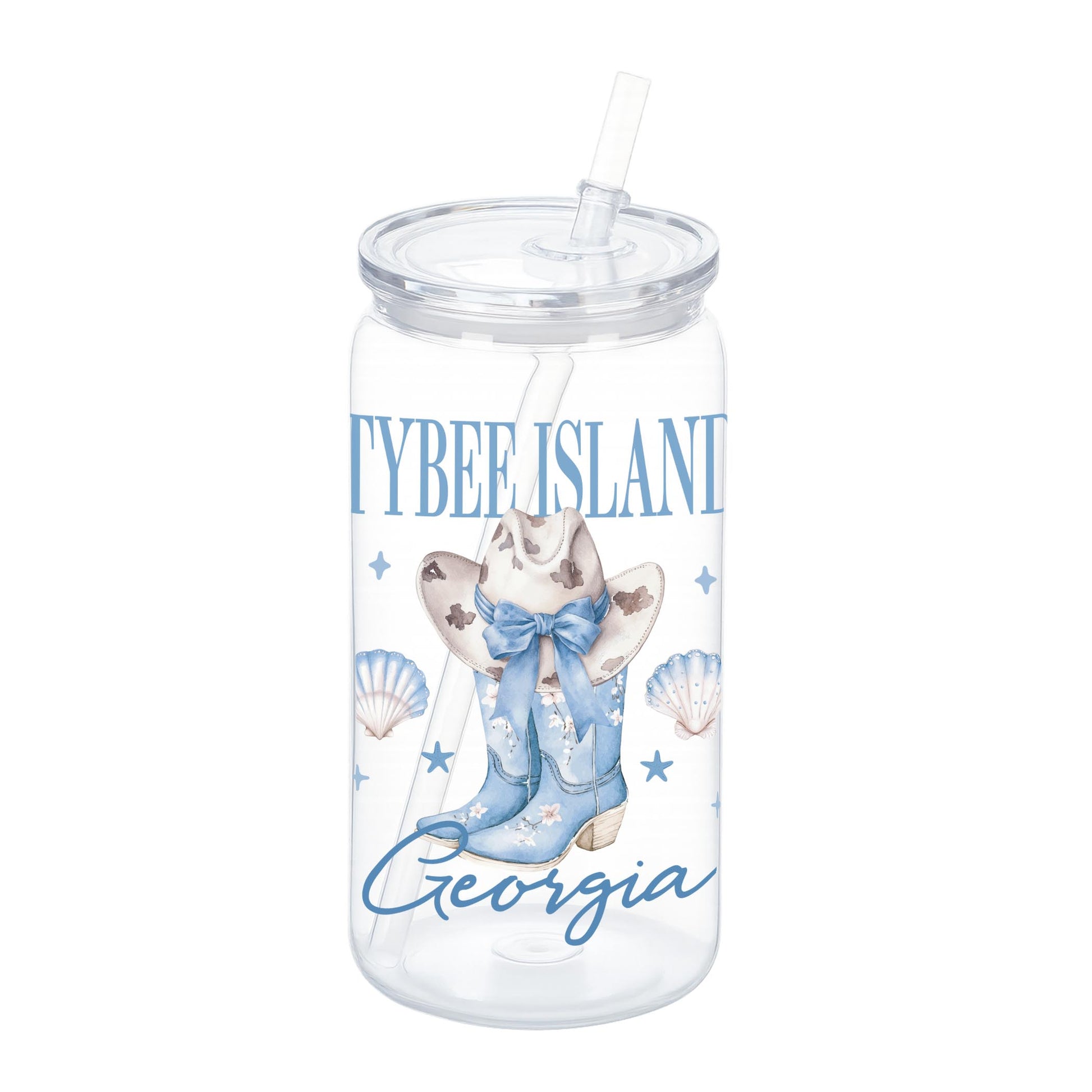 16oz Acrylic Plastic Tumbler-Love+Local Coastal Cowgirl -0