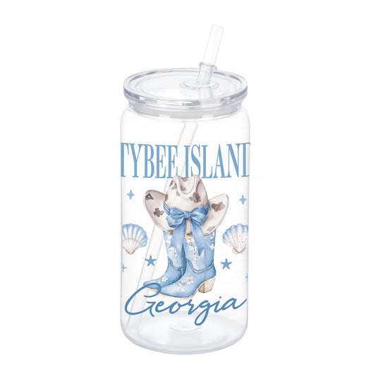 16oz Acrylic Plastic Tumbler-Love+Local Coastal Cowgirl -0