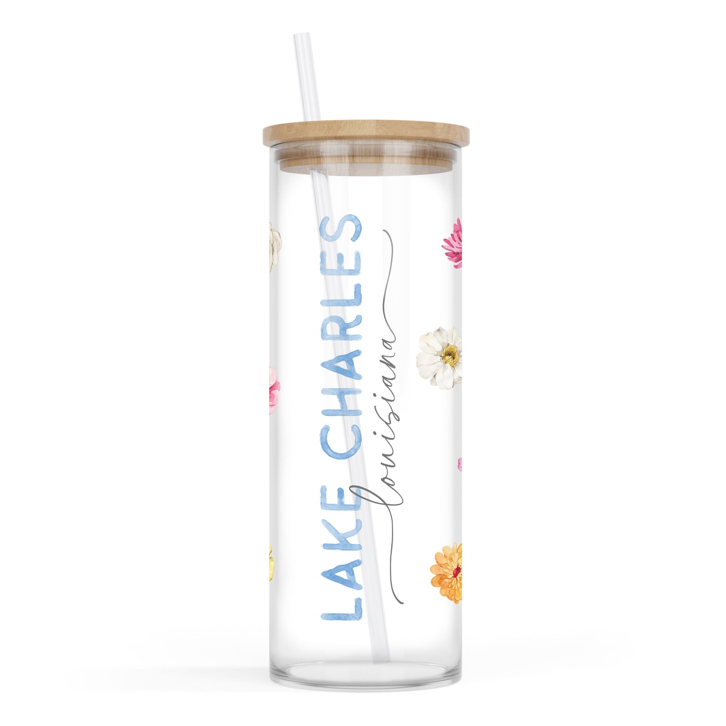 24oz Cold Brew Glass-Love+Local Fantasy Garden