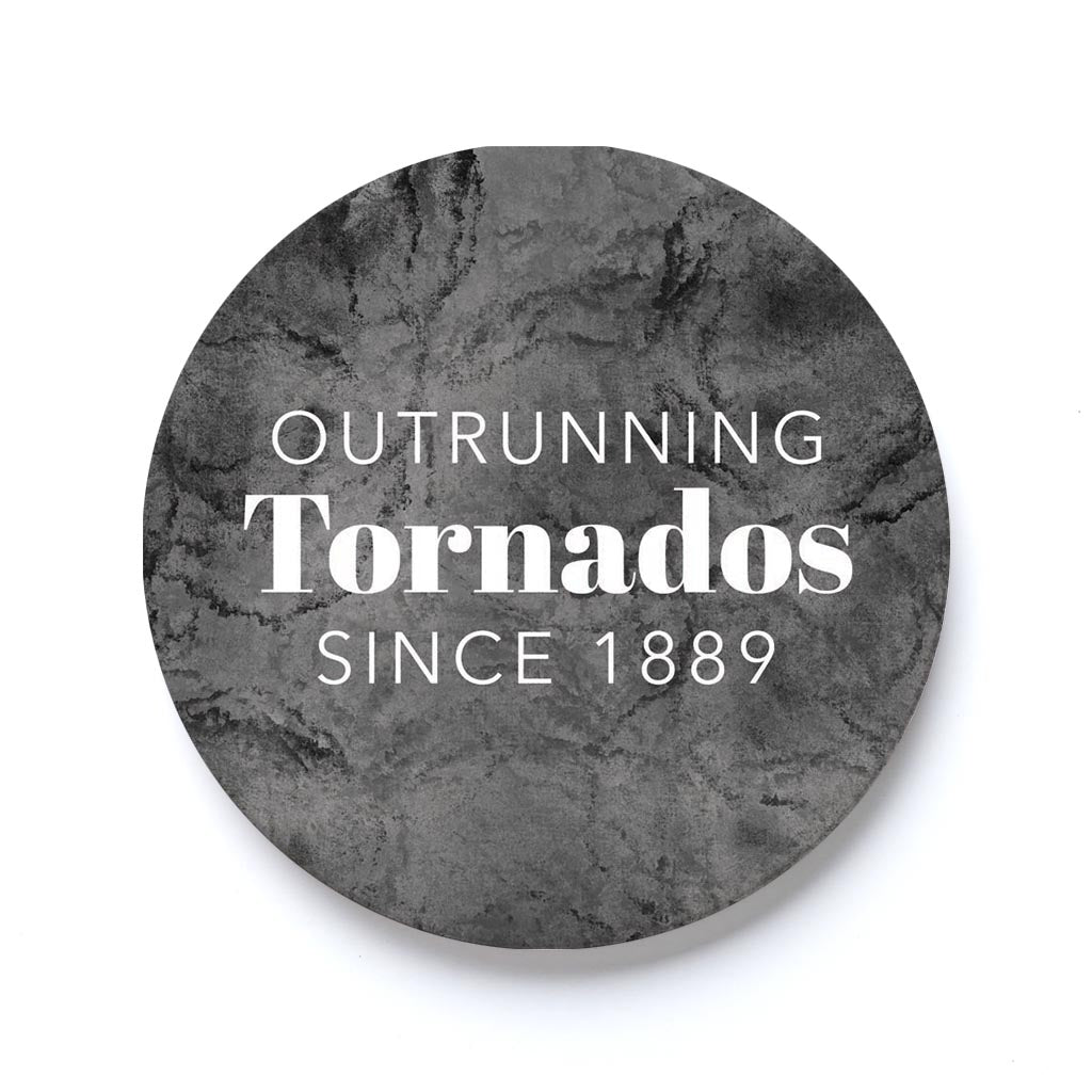 Car Coaster-Outrunning Tornados Since 1889