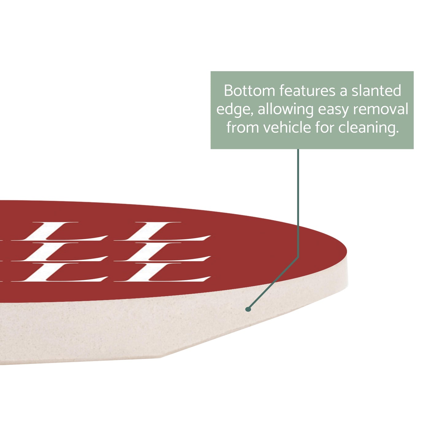 Car Coaster-Y'all Y'all Y'all Maroon