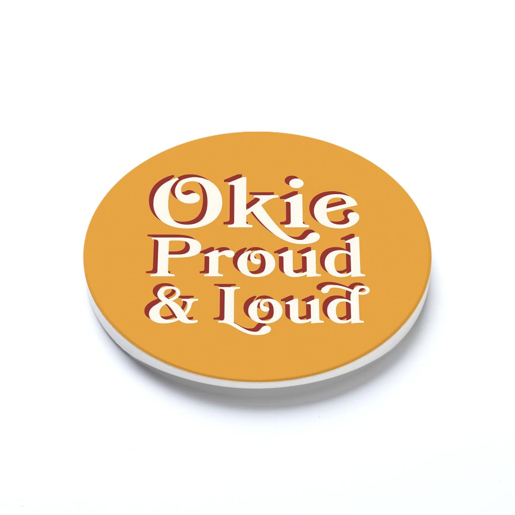 Car Coaster-Okie Loud And Proud