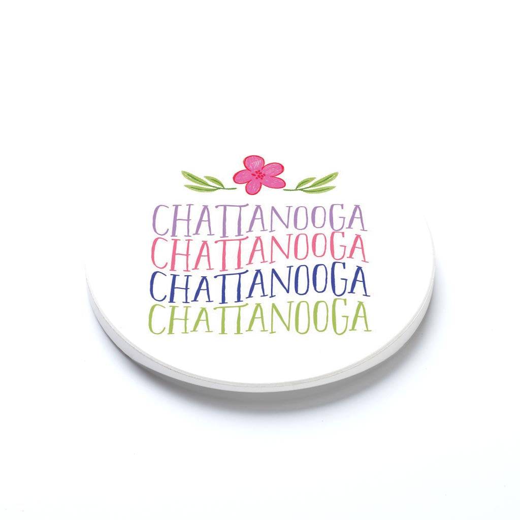 Car Coaster-Flower Wave City & State -1