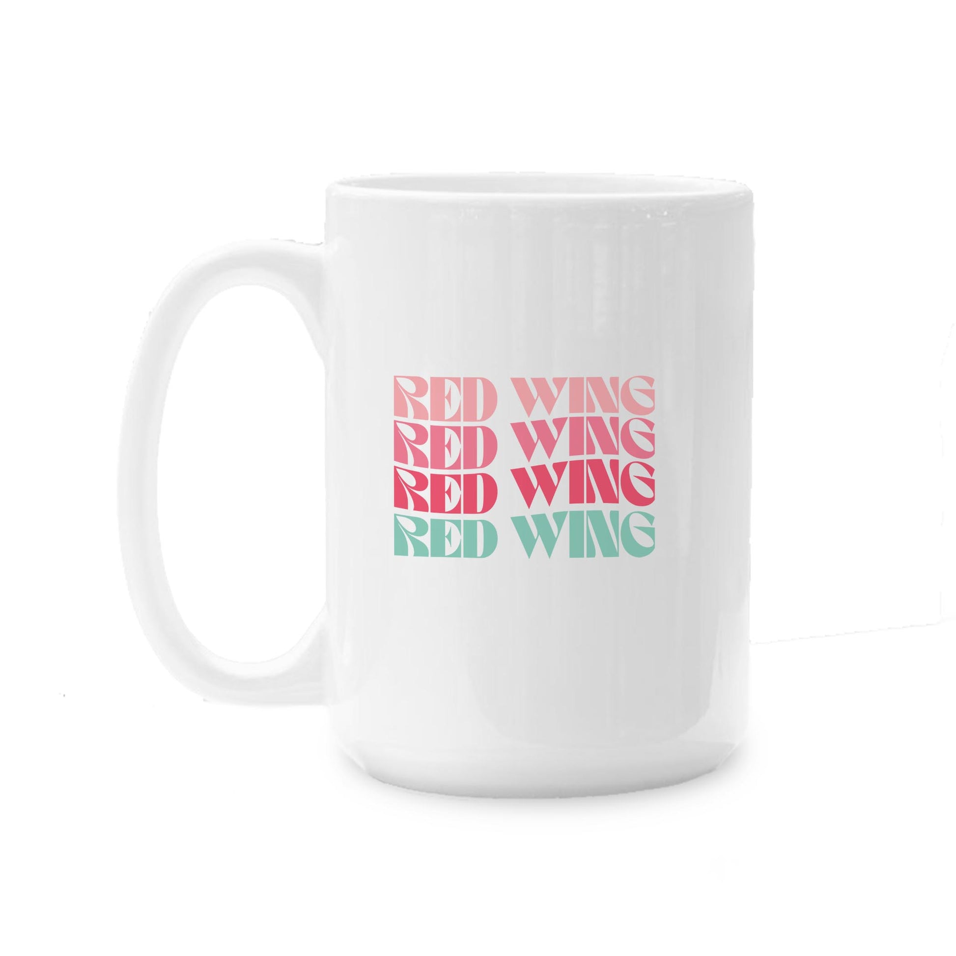15oz Coffee Mug White-Retro Wave Red Wing Minnesota -0
