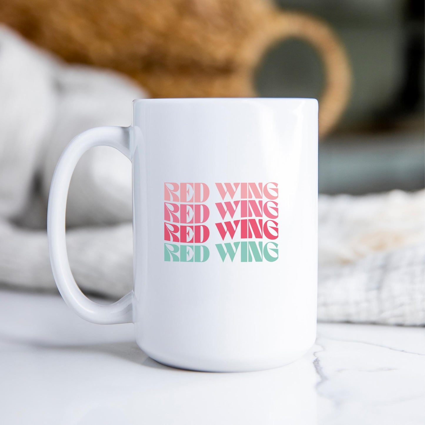 15oz Coffee Mug White-Retro Wave Red Wing Minnesota -2