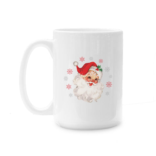 15oz Coffee Mug White-Classic Santa Excelsior Springs Missouri -0