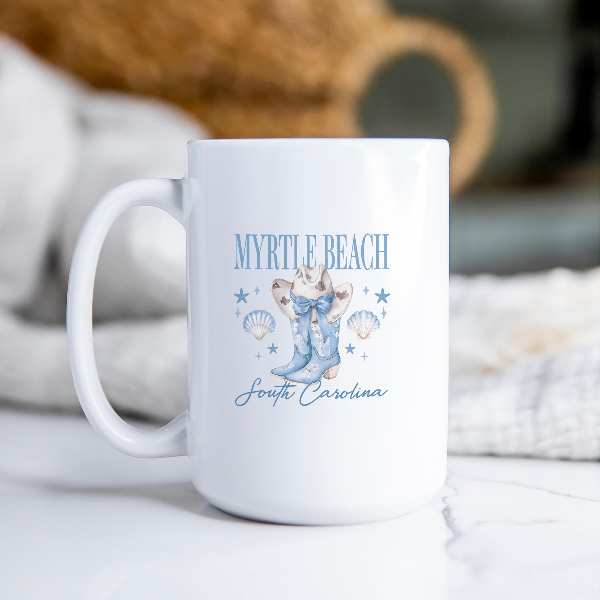 15oz Coffee Mug White-Love+Local Coastal Cowgirl -2
